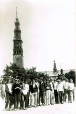 1967r. Młodzież z Kosynia w Częstochowie